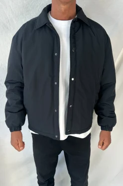 Padded Bomber Black