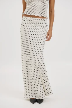 Poppy Maxi Skirt White