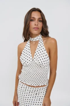 Poppy Top White