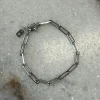 Roman Paperclip Chain Bracelet Stainless Steel