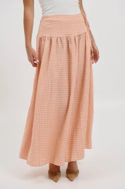 Rylan Maxi Skirt Orange