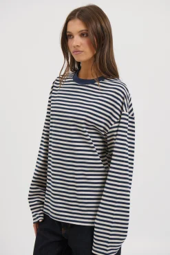 Sadie Long Sleeve Navy