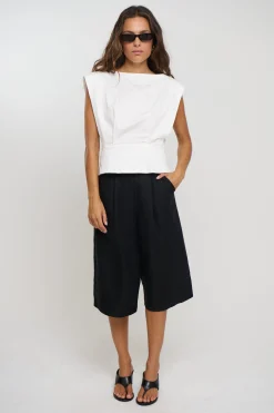 Shelly Top Ivory