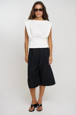 Shelly Top Ivory