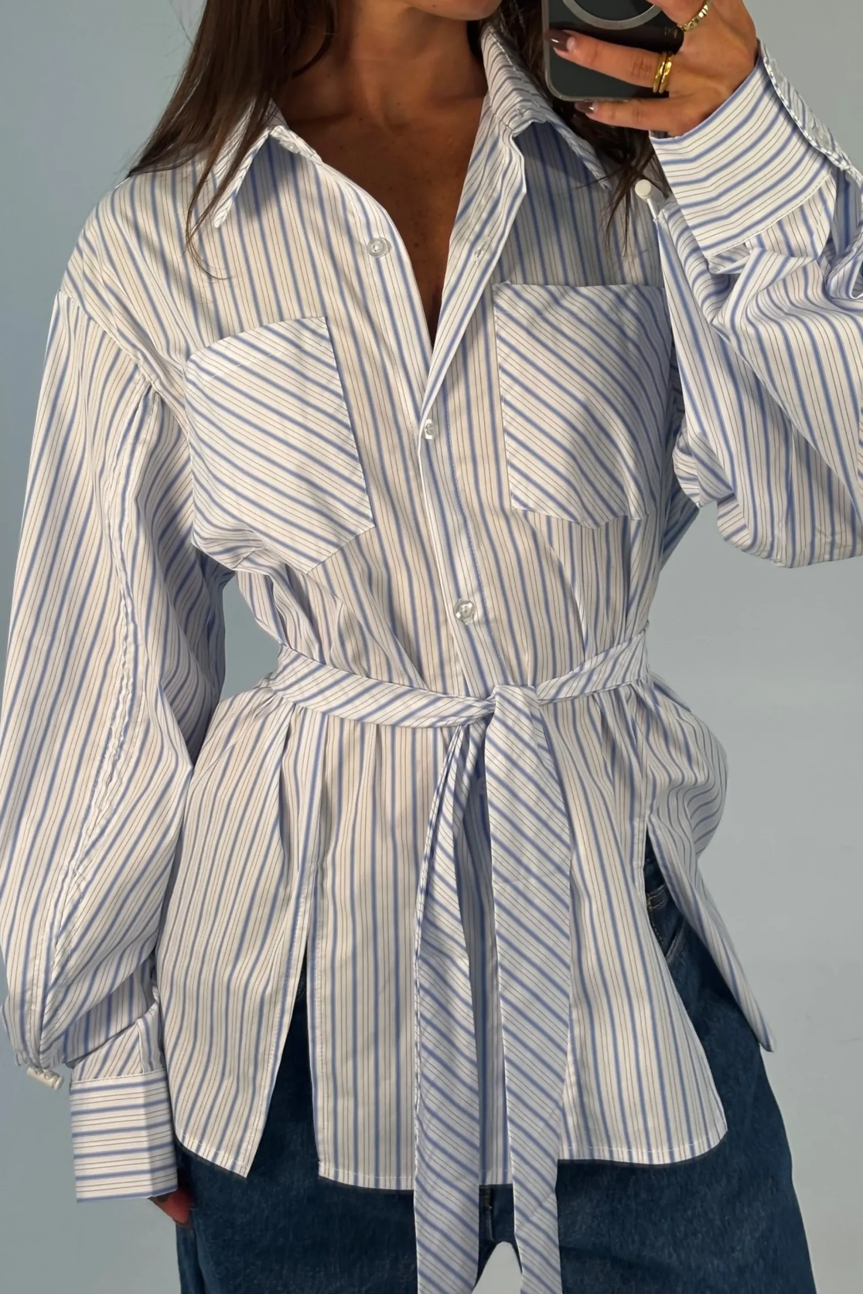 Sofiya Shirt Blue