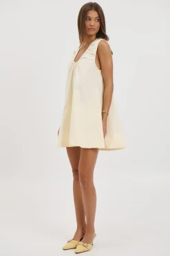 Sydney Mini Dress Lemon