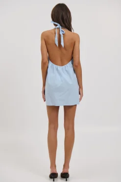 Tammi Halter Dress Sky