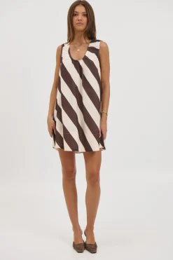 Tye Mini Dress Tiramisu
