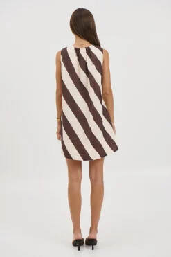 Tye Mini Dress Tiramisu