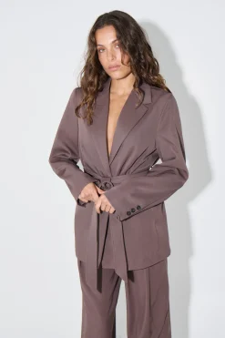 Vance Blazer Chocolate