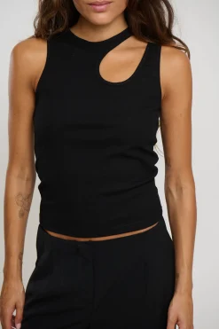 Veronika Tank Black