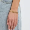 Xena Popcorn Chain Bracelet 18k Gold Plated