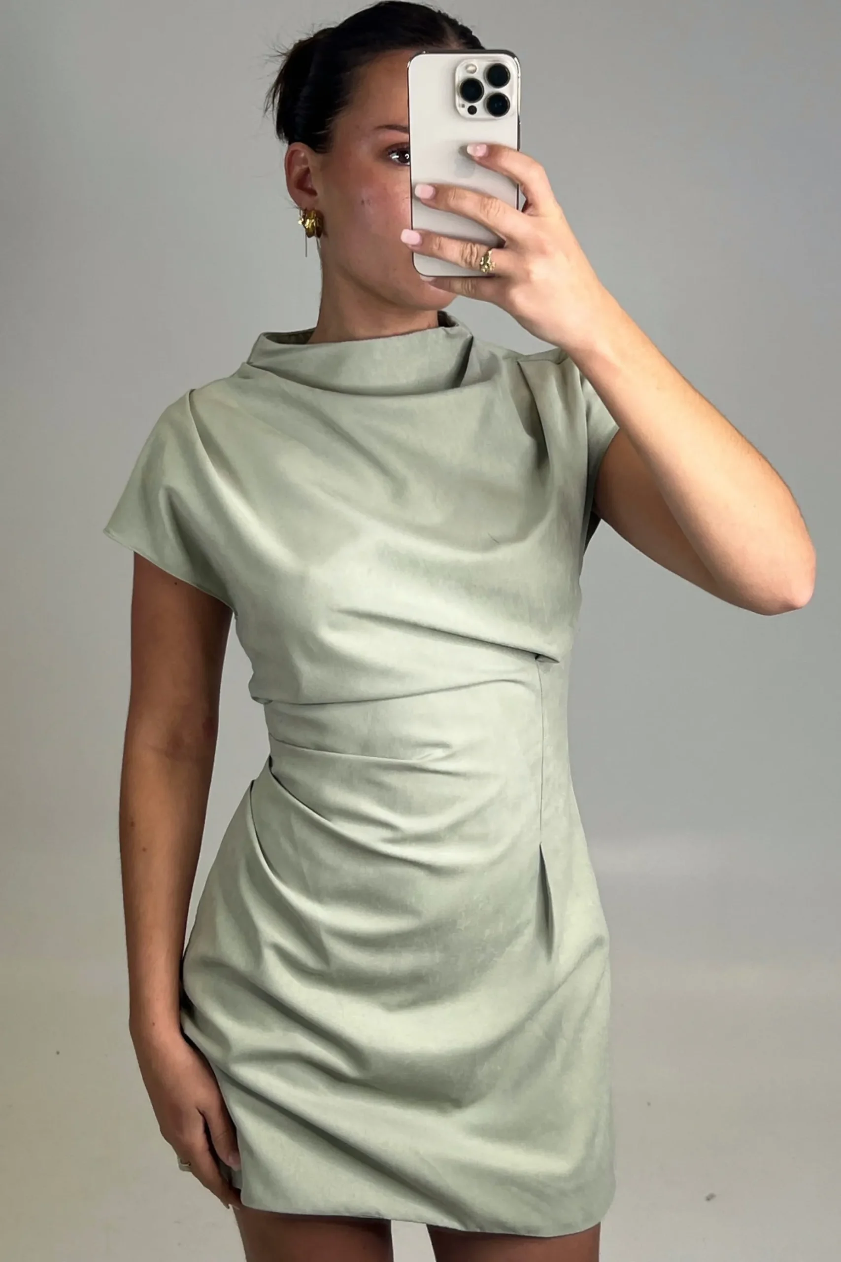 Ziah Mini Dress Matcha