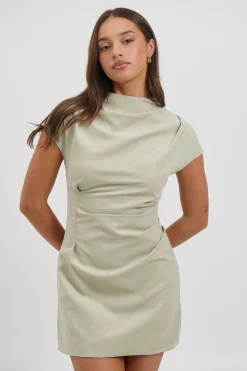 Ziah Mini Dress Matcha