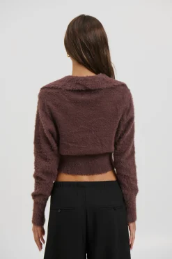 Zyra Cardigan Cocoa